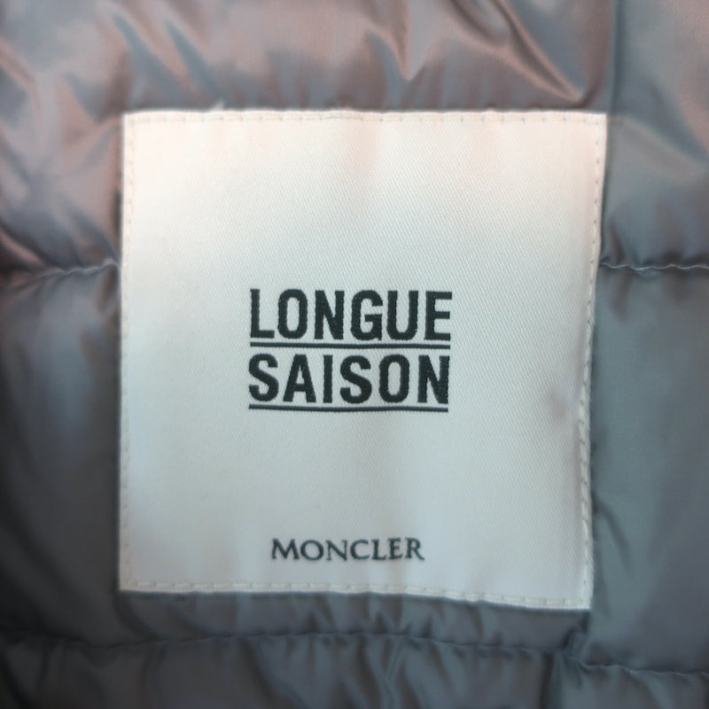 Moncler Lans Packable Down Puffer Jacket Gray Size 1