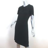Michael Stars Short Sleeve Tie-Back Dress Black Stretch Jersey Size 2