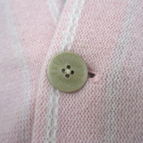 Guest In Residence cashmere Baja Everywear cardigan, powder pink & blue, size S — pre-owned authentic luxury