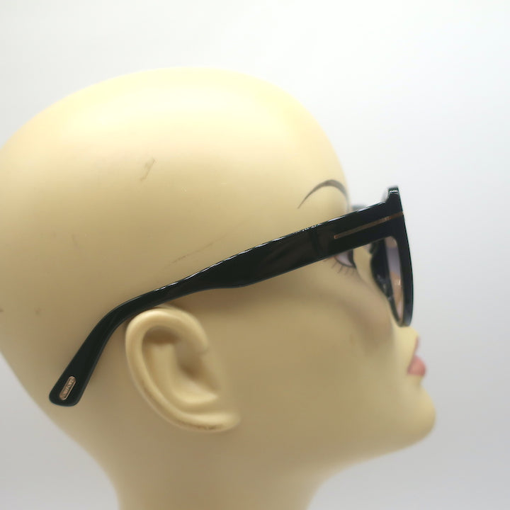 Tom Ford Nora Cat Eye Sunglasses Black TF937 01B