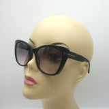 Tom Ford Nora Cat Eye Sunglasses Black TF937 01B