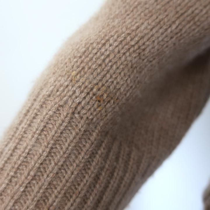 RtA Emma Distressed Cashmere Sweater Camel Size Small