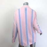 Guest In Residence cashmere Baja Everywear cardigan, powder pink/blue, authentic pre-owned luxury piece