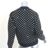 Chanel 24P Cashmere Reversible Cardigan & Wide Leg Pants Set Black/Navy Size 36