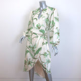 Johanna Ortiz Andean Garden Blouse & Botanist Guide Wrap Skirt Set Cream Size 2