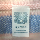 Guest In Residence cashmere Baja cardigan in powder pink and blue, size Small, pre-owned authentic luxury sweater