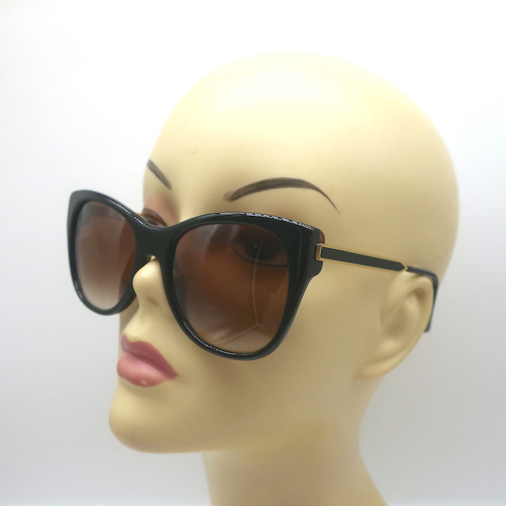 Thierry Lasry Strippy Cat Eye Sunglasses Black