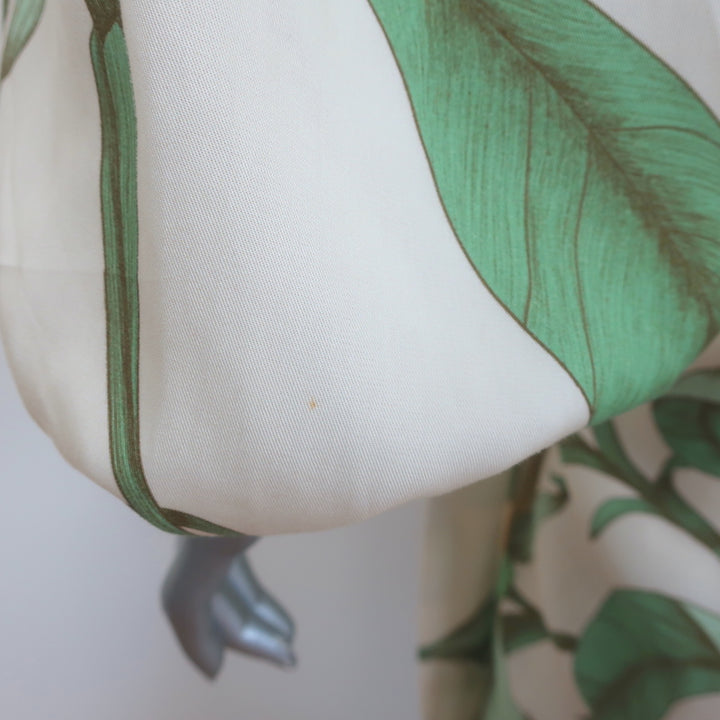 Johanna Ortiz Andean Garden Blouse &amp; Botanist Guide Wrap Skirt Set Cream Size 2