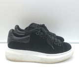 Alexander McQueen Velvet Oversized Sneakers Black Size 36