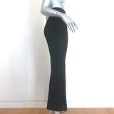 Chanel Metallic Knit Flared Pants Black Size 40