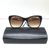 Thierry Lasry Strippy Cat Eye Sunglasses Black