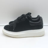 Alexander McQueen Velvet Oversized Sneakers Black Size 36