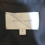 Brochu Walker Havana Puff Sleeve Tiered Midi Dress Dark Gray Size Small