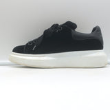 Alexander McQueen Velvet Oversized Sneakers Black Size 36