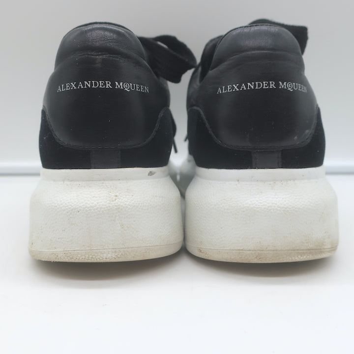 Alexander McQueen Velvet Oversized Sneakers Black Size 36