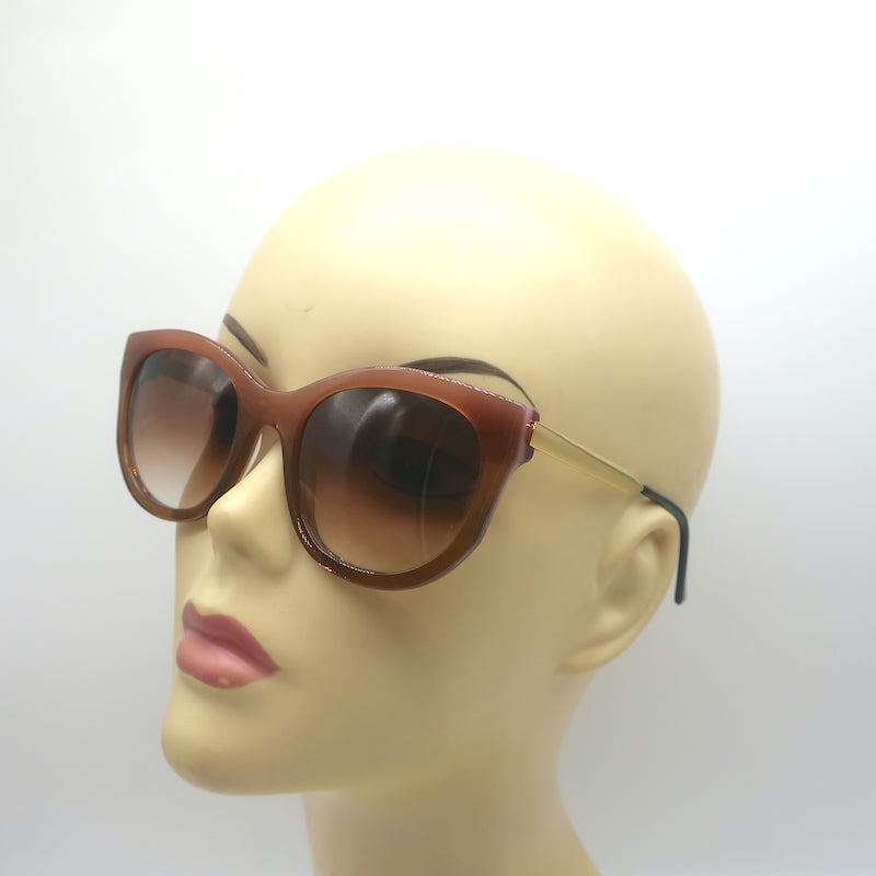 Thierry Lasry Lively Cat Eye Sunglasses Brown Gradient 063