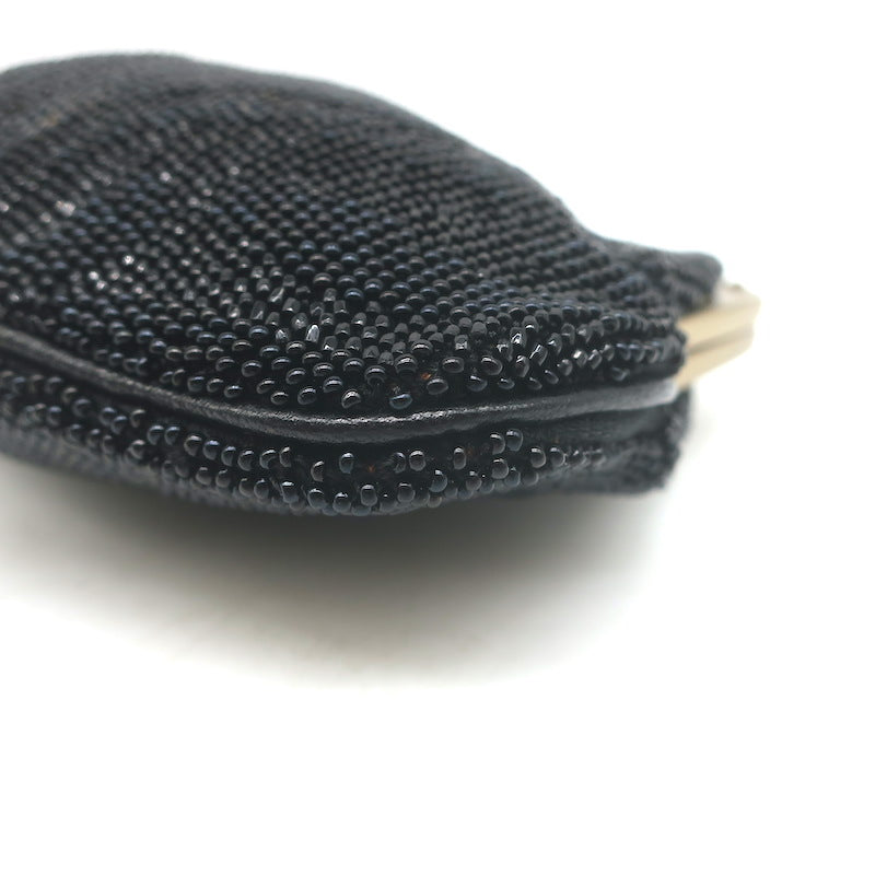 Gucci Tom Ford Tassel Chain Strap Beaded Mini Evening Bag Black