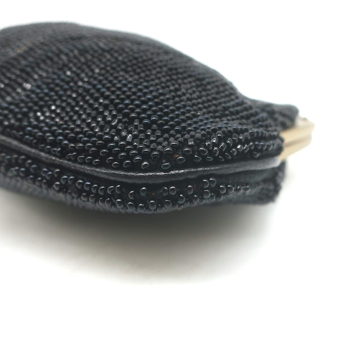Gucci Tom Ford Tassel Chain Strap Beaded Mini Evening Bag Black