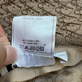Christian Dior Rasta Bucket Hat Tan Trotter Canvas Size 57