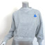 Isabel Marant Etoile Flocked Logo Sweatshirt Heather Gray Cotton-Blend Size 38