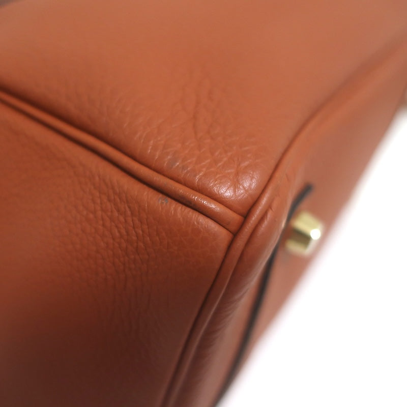 Hermes 2016 Birkin 35 Cuivre Veau Togo Calfskin Leather Gold Hardware