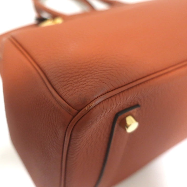 Hermes 2016 Birkin 35 Cuivre Veau Togo Calfskin Leather Gold Hardware