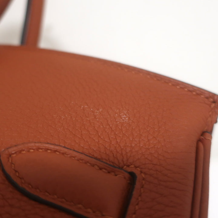 Hermes 2016 Birkin 35 Cuivre Veau Togo Calfskin Leather Gold Hardware