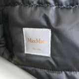Max Mara The Cube Reversible Fur-Trimmed Hooded Down Puffer Vest Black Size 6
