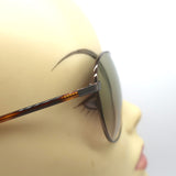 Barton Perreira Jet-Setter Mirrored Aviator Sunglasses Tortoise/Gold JAV/SMT