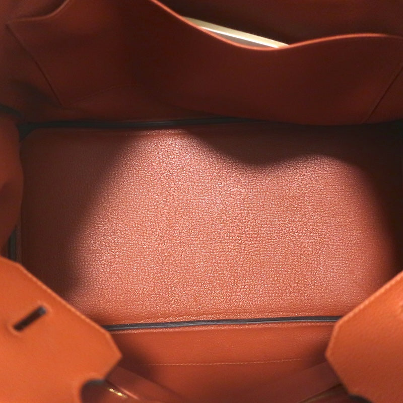 Hermes 2016 Birkin 35 Cuivre Veau Togo Calfskin Leather Gold Hardware