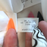 Brunello Cucinelli Monili-Trim Popover Blouse Cream Stretch Silk Size Small