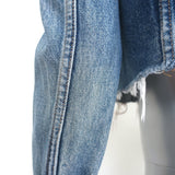 GRLFRND Cara Cropped Denim Jacket London Calling Size Extra Small