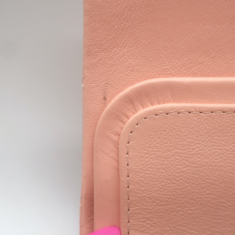 Chanel Medium Double Flap Bag Pink Quilted Lambskin Leather NEW