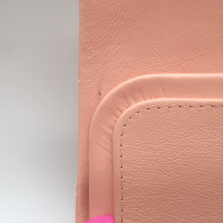 Chanel Medium Double Flap Bag Pink Quilted Lambskin Leather NEW