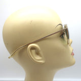 Barton Perreira Lafayette Mirrored Aviator Sunglasses Champagne/Green