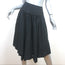 Co Gathered Skirt Black Cotton Size Extra Small