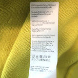 Loewe Anagram embroidered women's crewneck sweatshirt in yellow, authentic pre-owned luxury, size Large