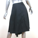 Co Gathered Skirt Black Cotton Size Extra Small