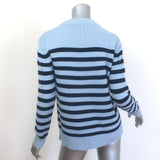 KULE The Marvin Striped Cashmere Crewneck Sweater Blue Size Small