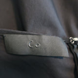 Co Gathered Skirt Black Cotton Size Extra Small