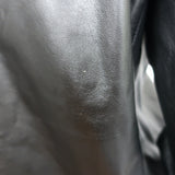 Zadig & Voltaire Victor Leather Blazer Black Size Large One-Button Jacket