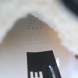 Golden Goose Slide Striped High Top Sneakers Burgundy Suede Size 36