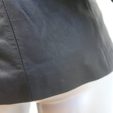 Zadig & Voltaire Victor Leather Blazer Black Size Large One-Button Jacket