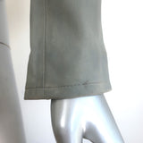 IRO Ashville Leather Moto Jacket Gray Size 36