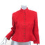 Lauren Ralph Lauren Victorian Jacket Red Linen Size 6