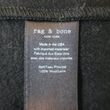 Rag & Bone Blazer Black Soft Wool Knit Size 00 One-Button Jacket