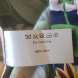 Borgo de Nor Belted Shirtdress Floral Print Cotton Size UK 8/US 4 Long Sleeve Midi Dress