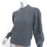 Isabel Marant Adele Puff Sleeve Sweater Charcoal Wool-Cashmere Size 36