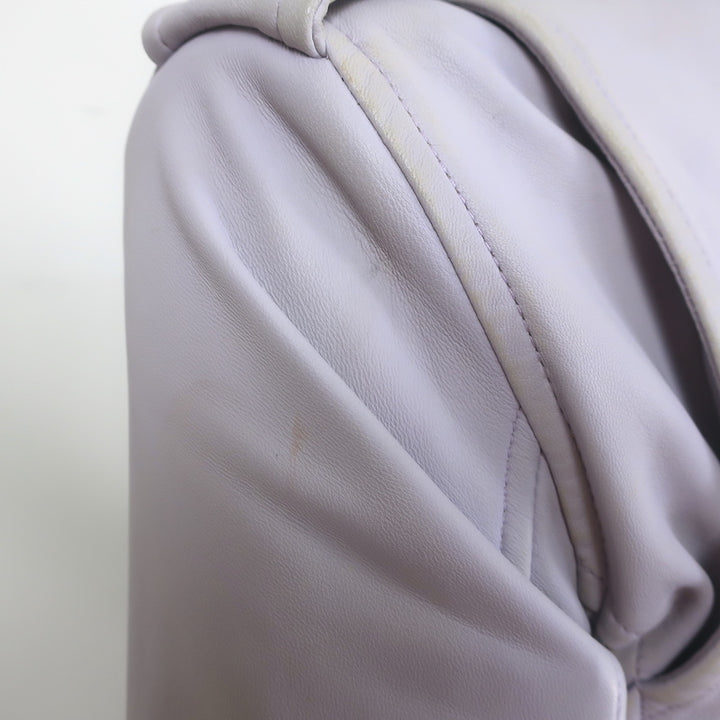 IRO Ashville Leather Moto Jacket Lavender Size 36