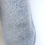 Lisa Yang Cashmere Crewneck Sweater & Wide Leg Pants Set Dusty Blue Size 0